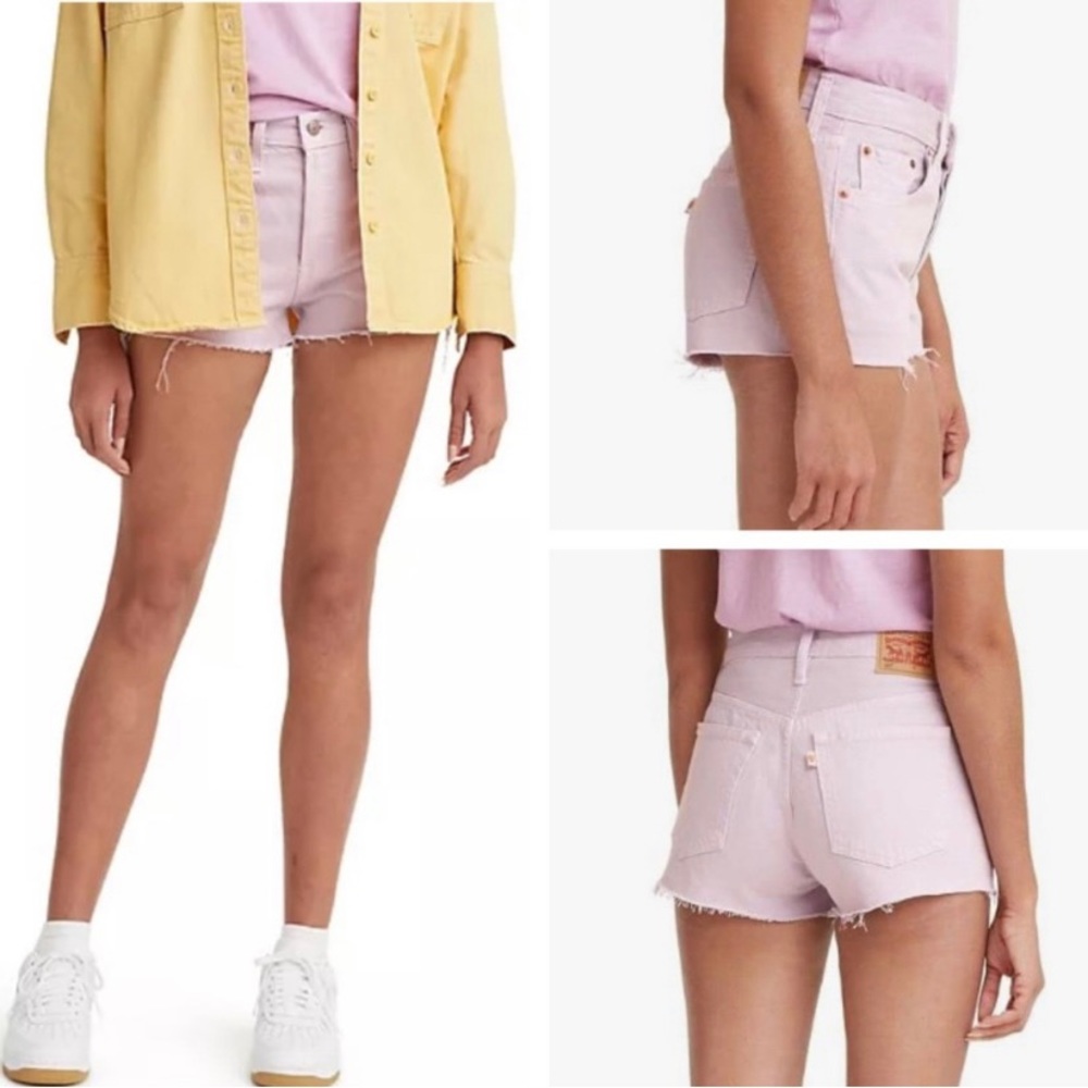 Levi’s 501 High waisted cut off shorts